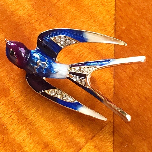 New Bluebird Brooch - Picture 2 of 8